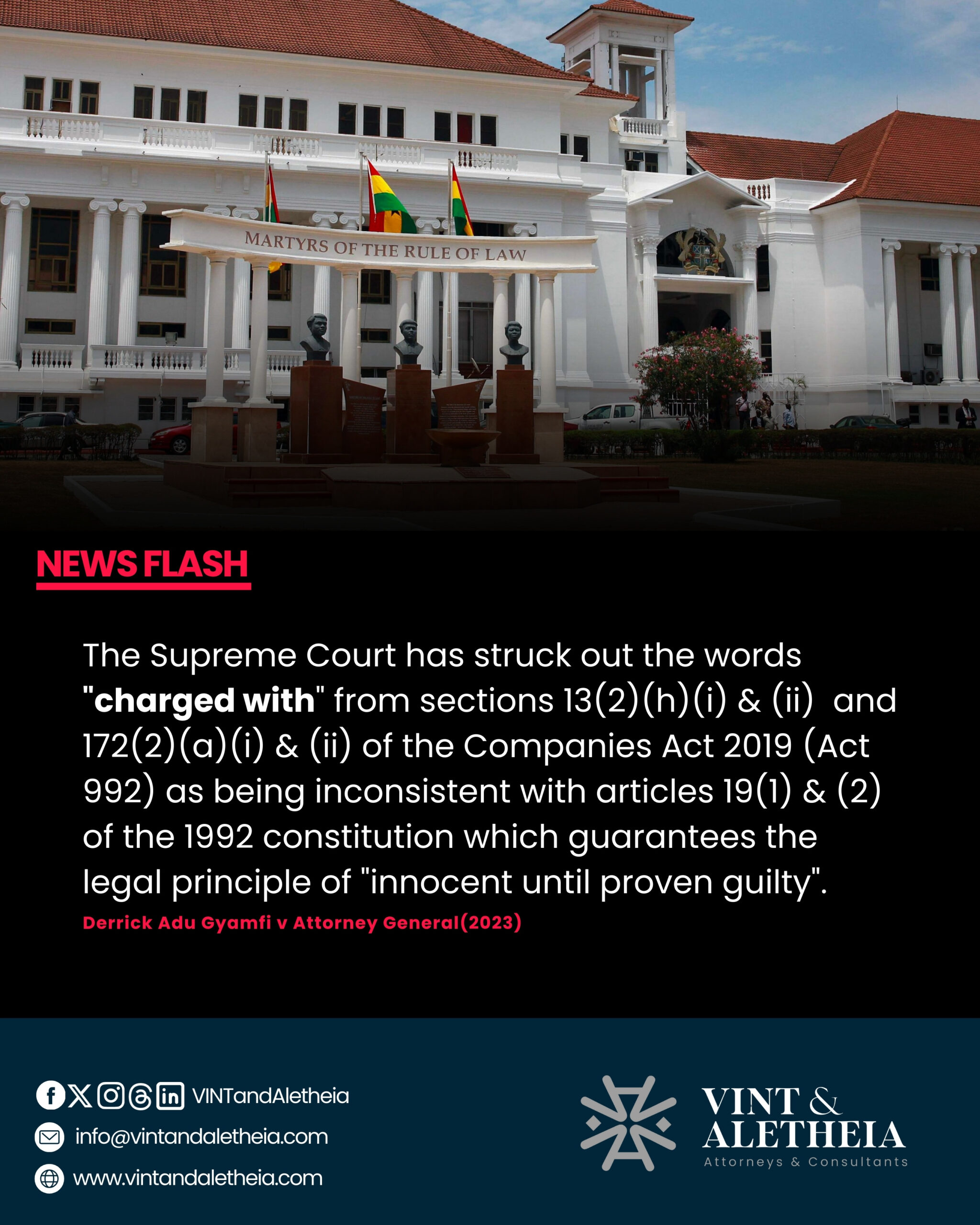 Supreme court – Charged with