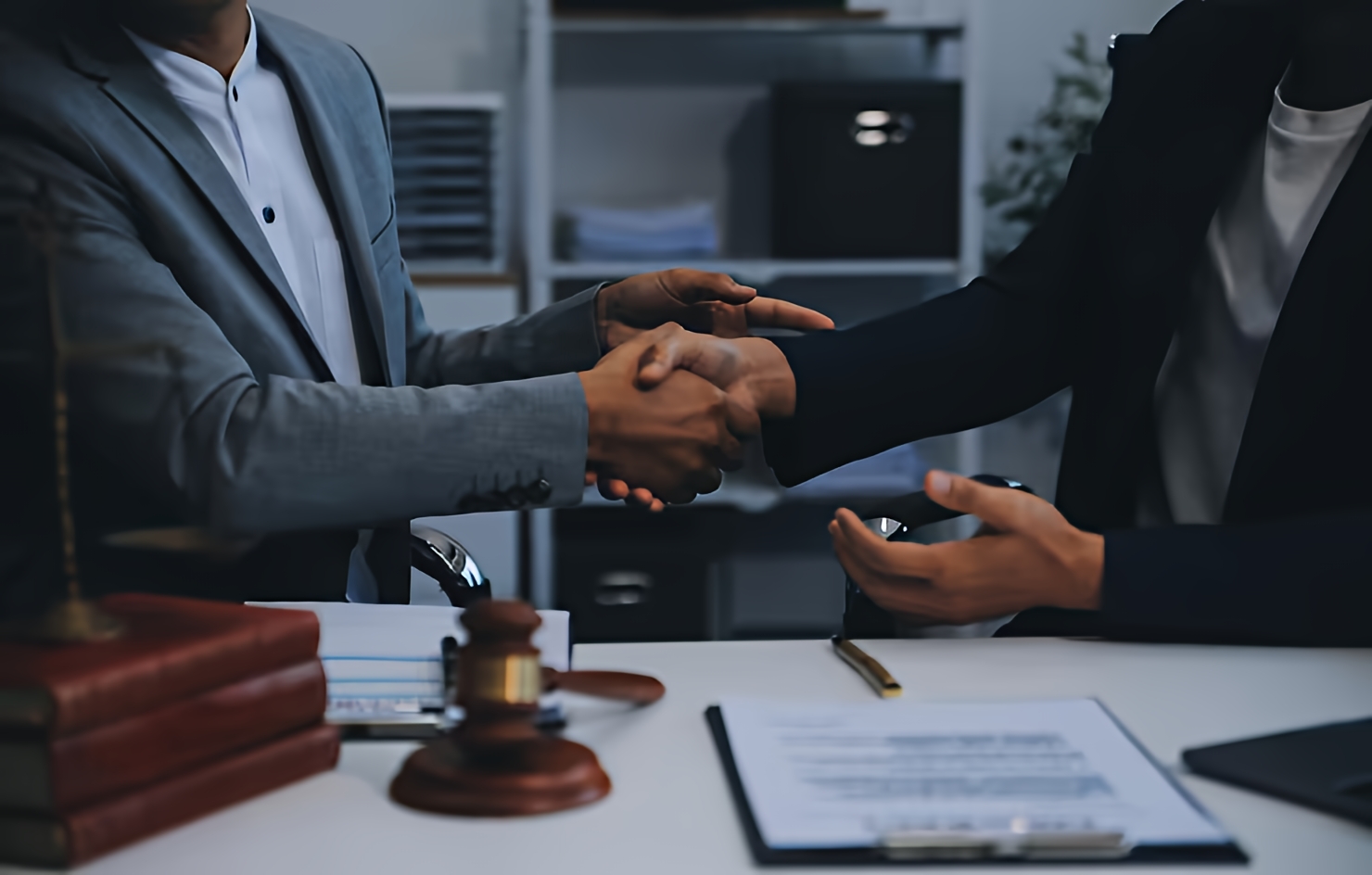 Business handshake